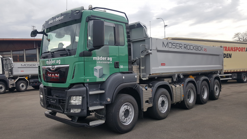 MAN TGS 44.500 10x4-6 BL 5-Achs Kipper Moser Rockbox