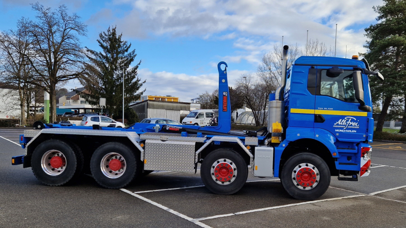 MAN TGS 8x4 Hakengerät