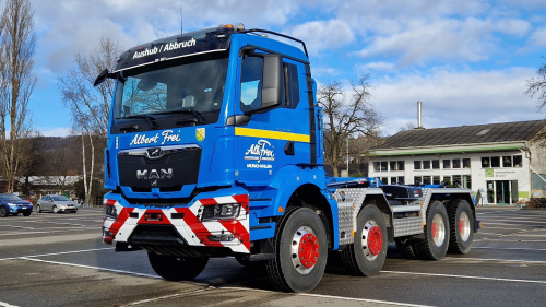 Alb. Frei Transporte AG | MAN TGS 35.510 8x4 BB CH Multilift