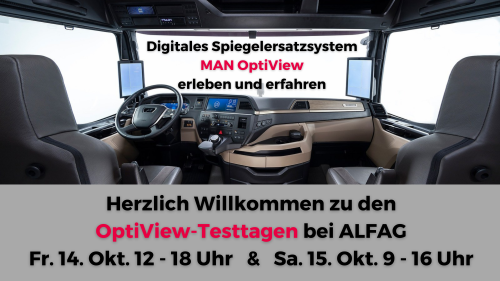 Testtage digitales Spiegelersatzsystem MAN OptiView