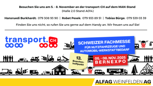 Wir sind an der transport.ch